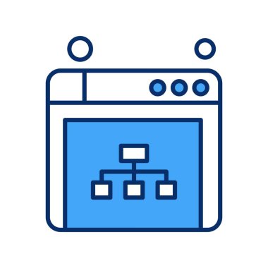  tarayıcı simgesi, vektör illüstrasyonu