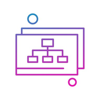 Veritabanı Simgesi Vektör illüstrasyonu