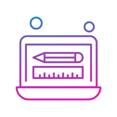  dizüstü bilgisayar simgesi, vektör illüstrasyonu