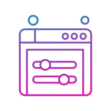  tarayıcı simgesi, vektör illüstrasyonu