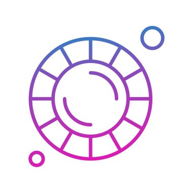  hedef simge, vektör illüstrasyonu