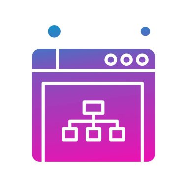  tarayıcı simgesi, vektör illüstrasyonu