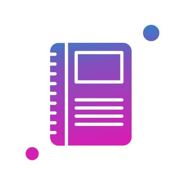 kitap simgesi, vektör illüstrasyonu