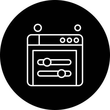  tarayıcı simgesi, vektör illüstrasyonu