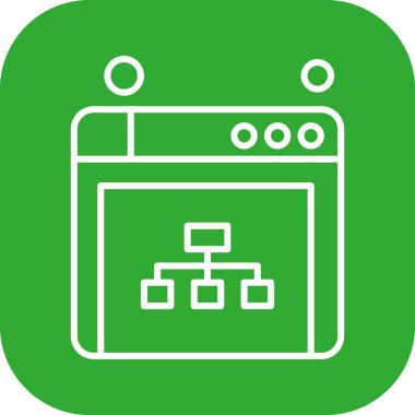  tarayıcı simgesi, vektör illüstrasyonu