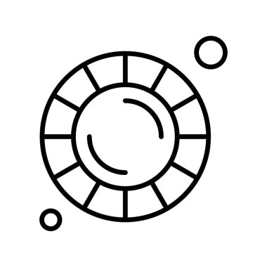  hedef simge, vektör illüstrasyonu