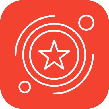  ödül düz simgesi, vektör illüstrasyonu