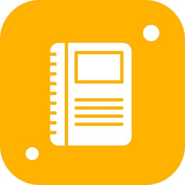 kitap simgesi, vektör illüstrasyonu