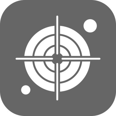  hedef simge, vektör illüstrasyonu