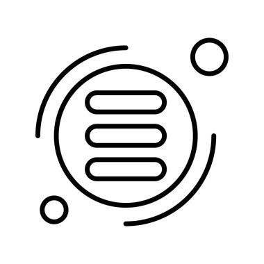  Menü Simgesi, Vektör illüstrasyonu