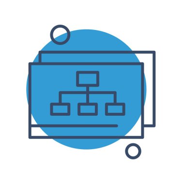 Veritabanı Simgesi Vektör illüstrasyonu
