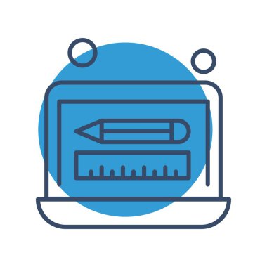  dizüstü bilgisayar simgesi, vektör illüstrasyonu