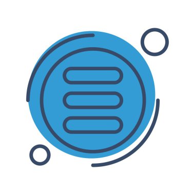  Menü Simgesi, Vektör illüstrasyonu