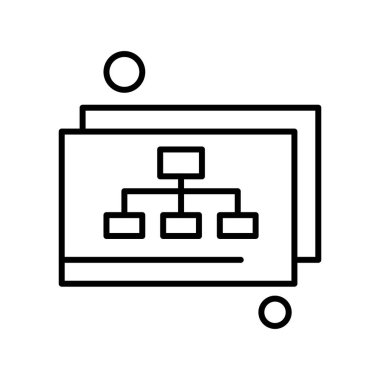 Veritabanı Simgesi Vektör illüstrasyonu