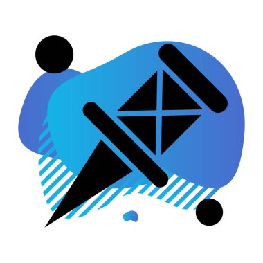  Vektör arayüzü Simgesi, vektör illüstrasyonu