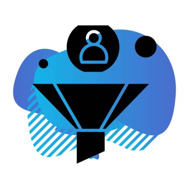  Filtre Simgesi, Vektör illüstrasyonu