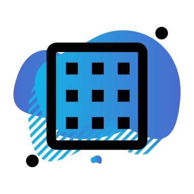  Vektör arayüzü Simgesi, vektör illüstrasyonu