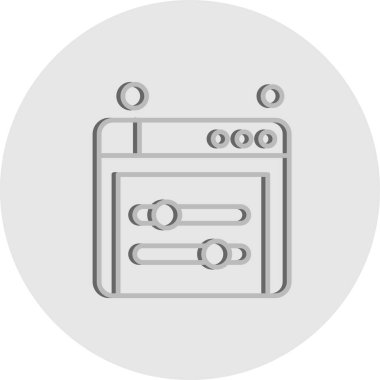  tarayıcı simgesi, vektör illüstrasyonu