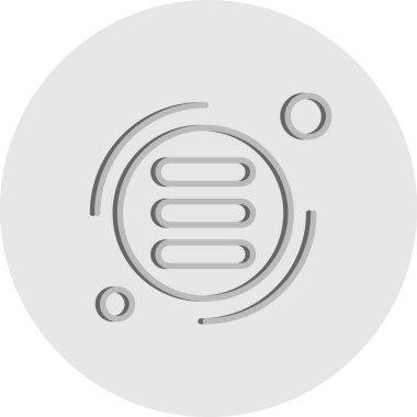  Menü Simgesi, Vektör illüstrasyonu