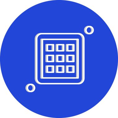  Vektör arayüzü Simgesi, vektör illüstrasyonu