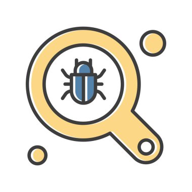 araştırma simgesi, vektör illüstrasyonu