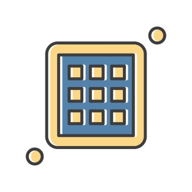  Vektör arayüzü Simgesi, vektör illüstrasyonu