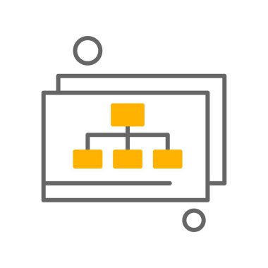 Veritabanı Simgesi Vektör illüstrasyonu