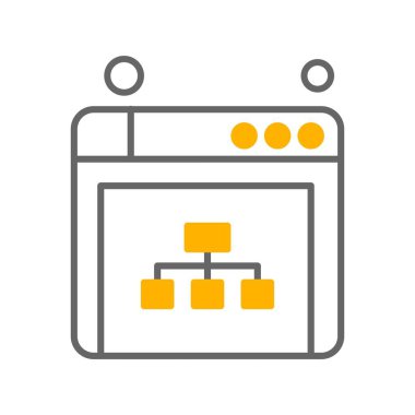  tarayıcı simgesi, vektör illüstrasyonu