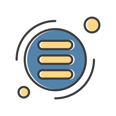  Menü Simgesi, Vektör illüstrasyonu