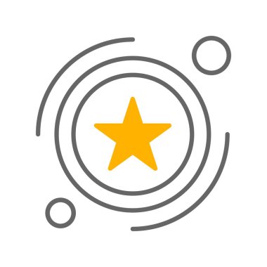  ödül düz simgesi, vektör illüstrasyonu