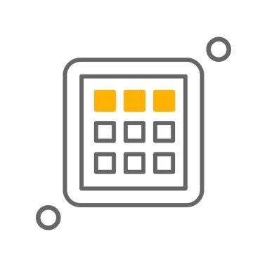  Vektör arayüzü Simgesi, vektör illüstrasyonu