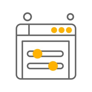  tarayıcı simgesi, vektör illüstrasyonu