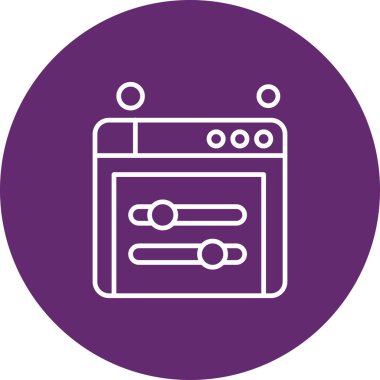  tarayıcı simgesi, vektör illüstrasyonu