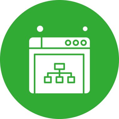  tarayıcı simgesi, vektör illüstrasyonu