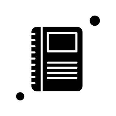 kitap simgesi, vektör illüstrasyonu