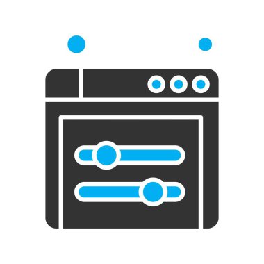  tarayıcı simgesi, vektör illüstrasyonu