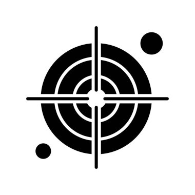  hedef simge, vektör illüstrasyonu