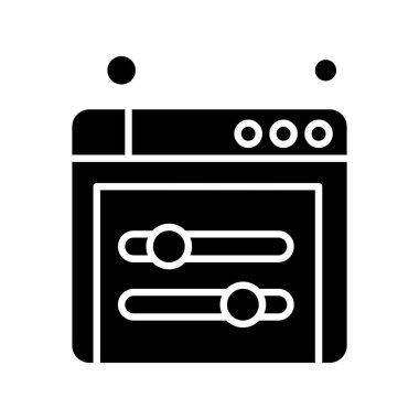  tarayıcı simgesi, vektör illüstrasyonu