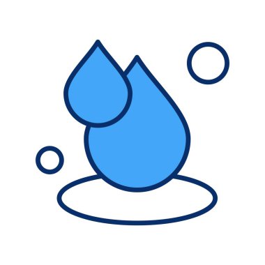 Contour damla vektör illüstrasyonu