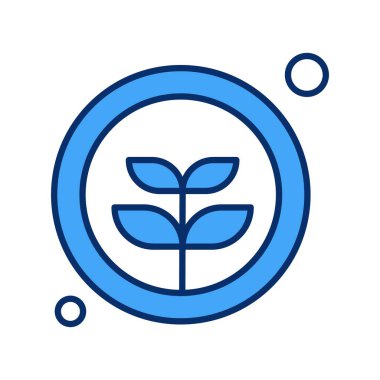 Vektör ekoloji simgesi, vektör illüstrasyonu