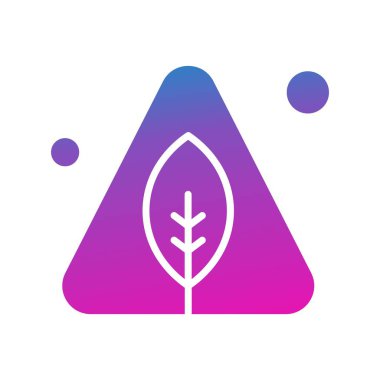 Vektör ekoloji simgesi, vektör illüstrasyonu