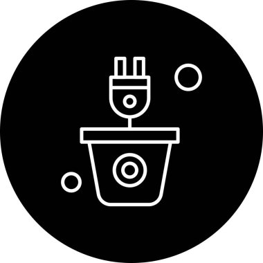 Dolgu simgesi vektör illüstrasyonu