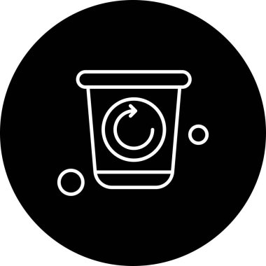 Vektör ekoloji simgesi, vektör illüstrasyonu