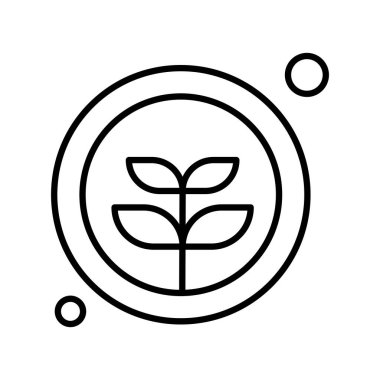 Vektör ekoloji simgesi, vektör illüstrasyonu