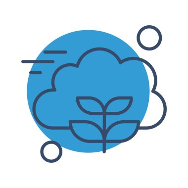 Vektör ekoloji simgesi, vektör illüstrasyonu