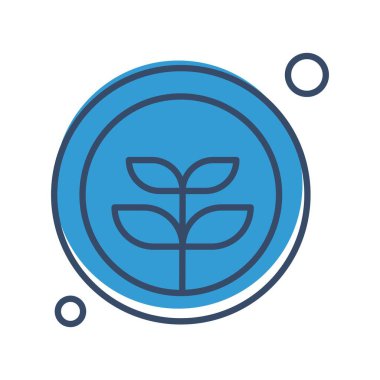 Vektör ekoloji simgesi, vektör illüstrasyonu