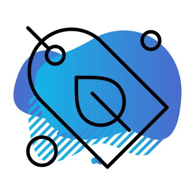 Contour vektör illüstrasyonunu terk eder