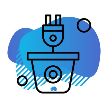 Dolgu simgesi vektör illüstrasyonu