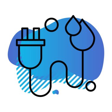 Dolgu simgesi vektör illüstrasyonu