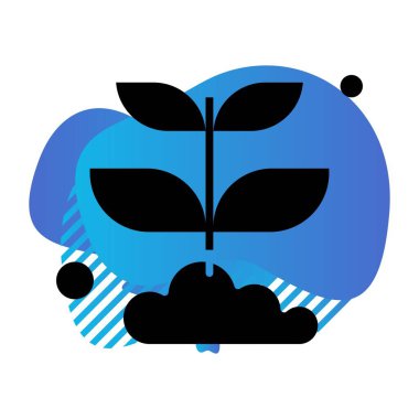 Vektör ekoloji simgesi, vektör illüstrasyonu